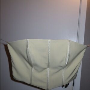 Stylish Cream Bustier Top
